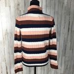 Madewell Evercrest Striped Mockneck Sweater Blouse Photo 4