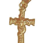 Estate Jewelry Ornate Crucifix Cross Pendant 10k Flower Gold Pendant Photo 1