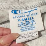 Champion Reverse Weave Crop Hoodie In Gfs Silver Grey - XS Photo 6