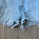 ZARA  Cut-out Denim Shorts Photo 4