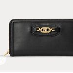 Ralph Lauren Leather Continental Wallet in Black, New w/Tag Retail $150 SOLD OUT Photo 11