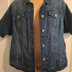 Torrid  Sz 4 Denim Short Sleeve Jacket Photo 7