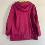 Lands’ End Pink Water Resistant Rain Jacket Spring Hiking Large Outdoor Photo 3
