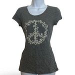 Xhilaration Peace Sign Graphic Tee Photo 0