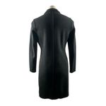 Eileen Fisher Merino Wool & Lamb Leather Swing Coat Photo 6