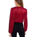 Bardot  Priscilla Bodysuit Deep Red Burgundy Size 8/Medium Christmas Holidays Photo 1