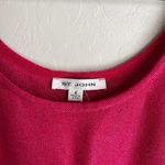 St. John  Knit Vintage Sparkle Metallic Tank Top Barbie Pink Size 4 Photo 2