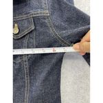 Novil Women's Blue Denim Jacket Dark Wash Size XS Japanese Brand Photo 7