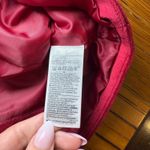 Gap Vintage  Velvet Vest Womens‎ L Red Maroon Button Down Sleeveless Top Photo 6