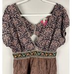 Anthropologie  Scrapbook Originals Boho Laced Festival Tunic‎ Size Medium Photo 1