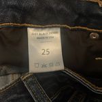 Just Black Women’s  Dark Wash Distressed Denim Shorts, Size 25 Photo 4