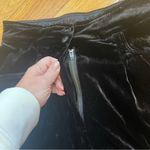 Johnny Was Black Silk Velvet Steffania Wide Leg Pleat Pants floral embroidery XS Photo 12