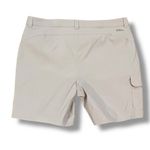Eddie Bauer  Shorts Womens 14 Cargo Beige Tan Gorpcore Hiking Trail Logo Photo 1