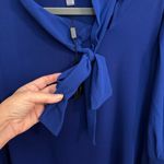 Cable and Gauge  NEW Tied Ribbon Puff Sleeve Plus Top Size 3X Photo 5