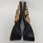 Easy Spirit  Womens Vanisht Sandals Brown Leather Wedge Heels Slip Ons 9.5 M Photo 8