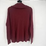 Max Studio Max‎ Studio Women’s Textured Cowl Neck Cranberry Red Cozy Sweater Size Medium Photo 1