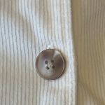 Isaac Mizrahi  Utility Jacket XL Off White / Cream Corduroy Barn Style 3/4 Sleeve Photo 5