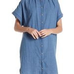 Madewell  Linen Blend Shirt Dress Medium Photo 0