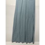 Spenser Jeremy Women’s Maxi Dress Small Light Blue White Striped Twist Front Photo 2