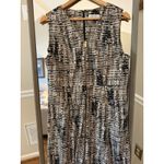 Calvin Klein  Beige & Black Sleeveless Zip Front Pullover Dress * sz Medium Photo 1