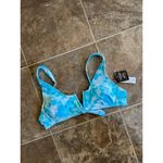 California Waves  Bikini Top Blue Tie Dye
Size Medium Photo 2