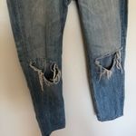 Rag and Bone Boyfriend Jeans Moss Wash with Holes Lightwash Blue 26 Photo 1