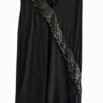 Haute Hippie  Black Embellished Halter Tank Top Blouse Size Small NEW MSRP 295.00 Photo 0