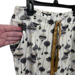 Soma Large Holiday Ornament 2 Piece Pajama Set Silver Gold Soft Cotton Knit Photo 6