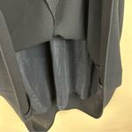 Jones New York Black Sequin Sheer Sleeve Dress 6P Whimsigoth Goth Witchy Vamp Photo 8