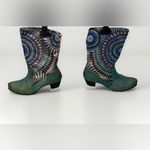 Spring Step  L’Artiste Boots Turquoise Size 41 EU 10  US‎ Boho Aztec Art Womens Photo 4