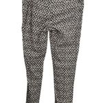 Long Tall Sally Black White Print Stretch Dress Pants Women's 16 Tall Photo 2