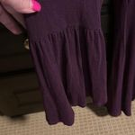 Stretchy tunic 24Seven xl scoop neck 3/4 sleeve with full ruffle swing bottom Purple Photo 4