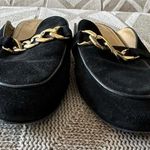 Sandro  Suede Chain Mules Photo 0