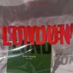 Kate Spade  Clear Plastic Cosmetics Toiletry Make-Up Case Pouch New York / London Photo 6