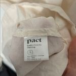 Pact Canopy Linen Blend Button Front Maxi Dress Bone White Size Small NWT Photo 6