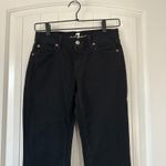 7 For All Mankind  Bootcut Mid Rise‎ Black Jeans Denim Size 27 Photo 1