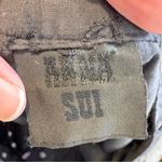 Anna Sui  Black Eyelet Lace Trouser Dress Pants Womens 6 Whimsigoth Preppy Fall Photo 4