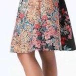 Bebe  EMB Printed A-line Fall Floral Tapestry Skirt Size 8 NEW Photo 1