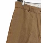 Jillian Jones 100% Linen Brown Lagenlook Pants Size 10 Photo 4