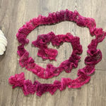 Charming Charlie Raspberry Sparkle Soft Scarf EUC Photo 0