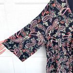 City Chic  Women’s Romper Jumper Black Orange Paisley V Neck Plus 24 Photo 5