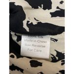 Parker 100% Silk Multicolor Cold Shoulder Long Sleeve Mini A-Line Dress Size S Photo 4