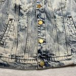 Romeo + Juliet Couture Distressed Denim Vest Size Small NEW Grunge 90s Y2K Photo 5