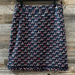 Kate Spade  Multi Color Tweed Skirt Raw Hem A-Line Size 10 Photo 0