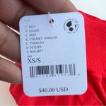 NWT Free People Movement Womens Shorts Tomato Red Good Karma Size XS Small Photo 9