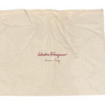 Salvatore Ferragamo 16” x 13” Crossbody Shoulder Bag Accessory Vintage Dustbag Photo 0