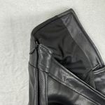 ZARA  Faux Leather Corset Top Belted Punk Biker Moto Black Women's M NWOT Photo 8