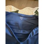 Crown & Ivy NWT Crown Ivy Navy Scalloped Hem Stretch Skort Sz Medium Photo 2