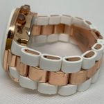 AEO Watch Rose Gold & White tone 40mm Round case watch quartz size 6.5” running Photo 3