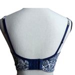 Anthropologie E by Eloise x  Corset Bra, Blue & White 32B Photo 1